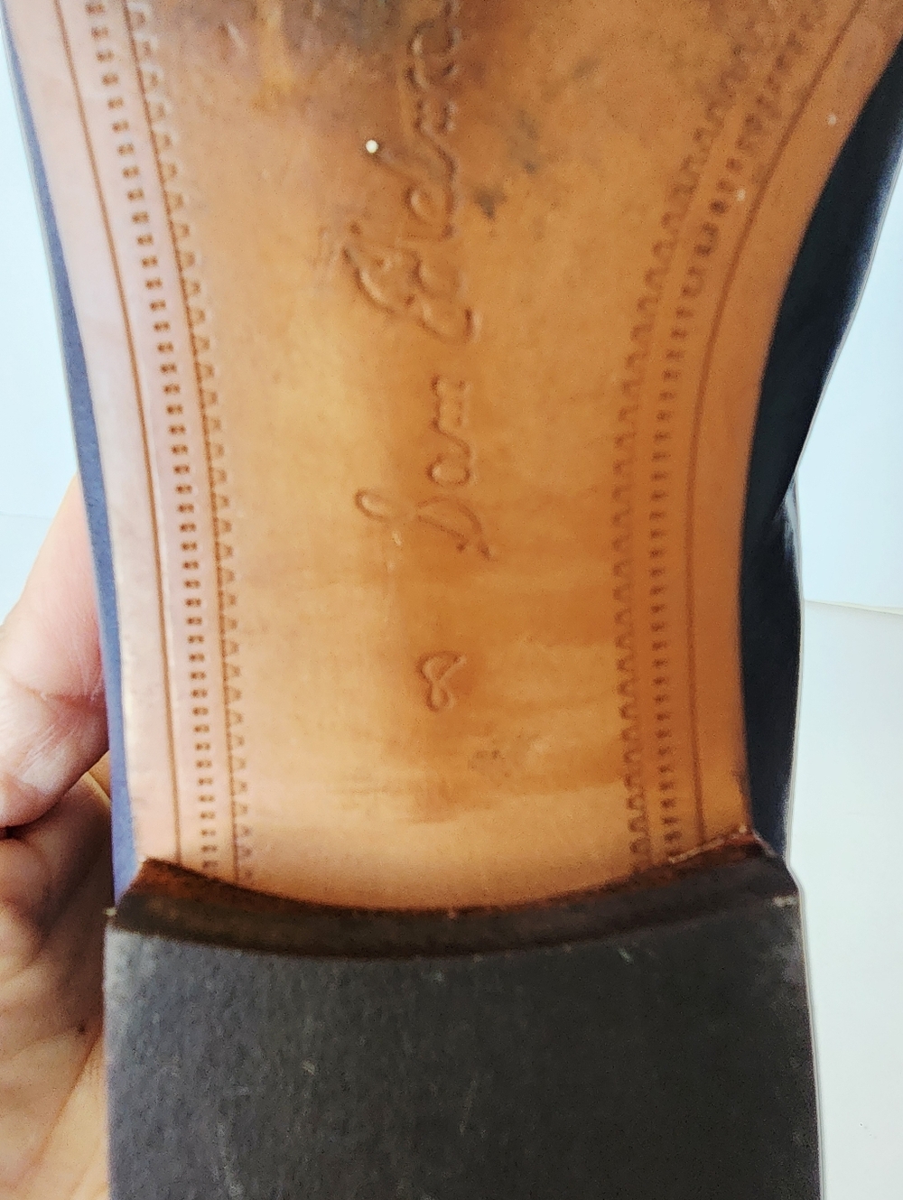 Sam Edelman Blue Lior Leather Horse Bit Loafer Size 8 - Picture 7 of 7